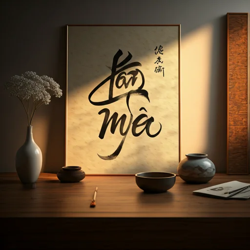 Thư pháp Việt trên nền giấy cổ